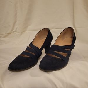 Blue Suede Pumps Size 9